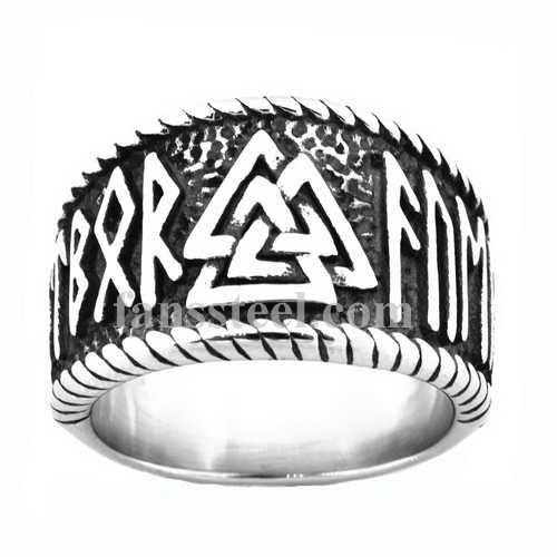 FSR20W20 knot of the slain Valknot tribal letters ring